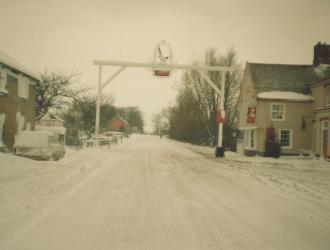 The Magpie in Snow