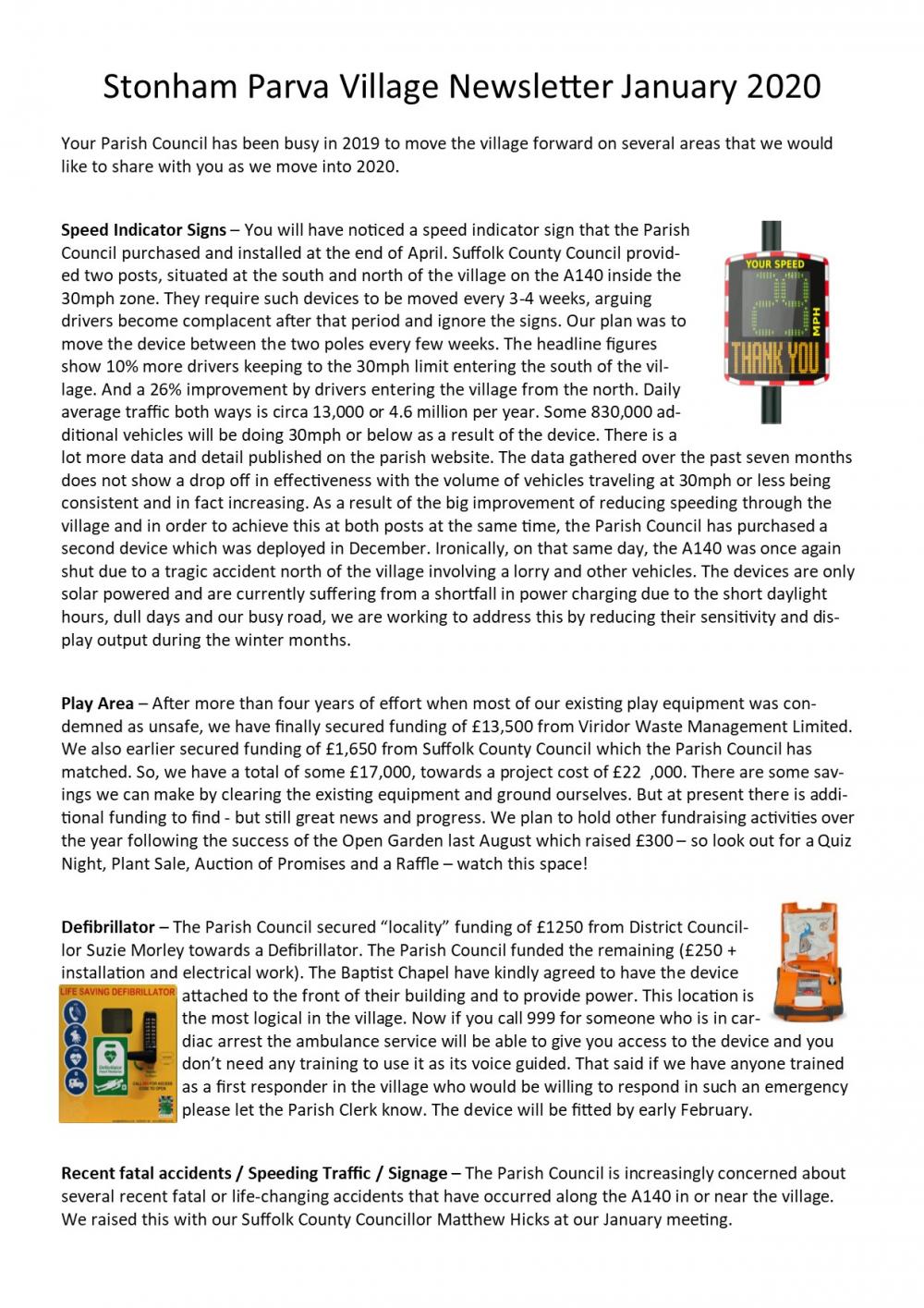 Newsletter January 2020 P1