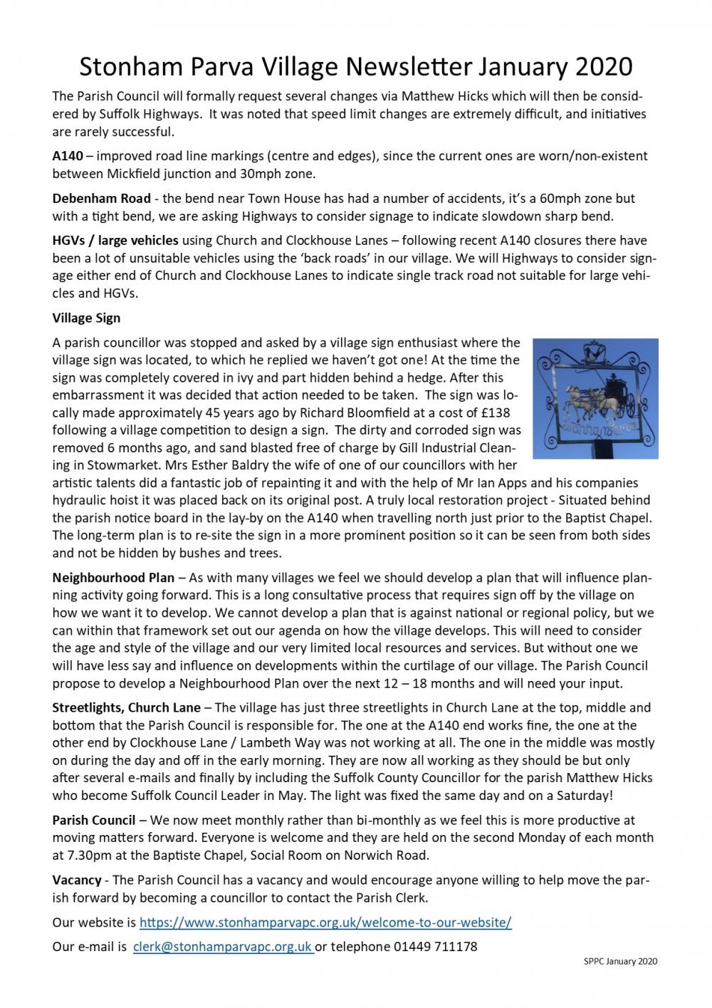 Newsletter January 2020 P2