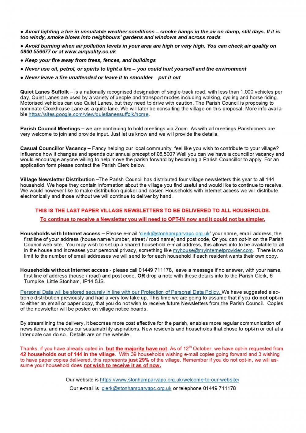 Oct Newsletter